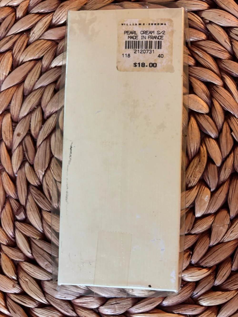 Williams Sonoma Stainless Steel Spreaders with Pearl Cream Handles